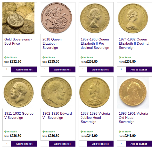 Where To Buy Gold Coins in Leeds